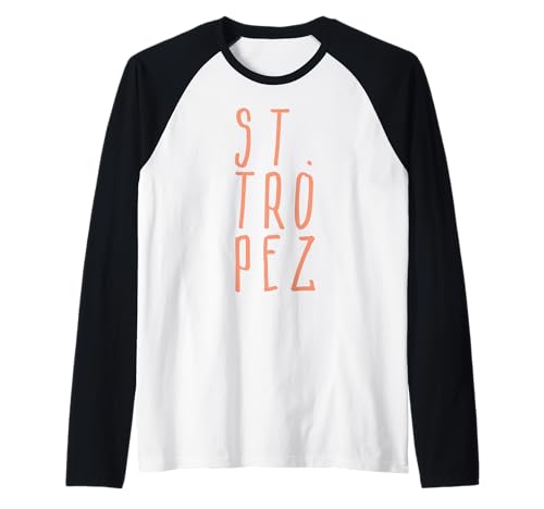 Saint Tropez French Riviera Urlaub Reise Damen Herren Kinder Raglan von Saint-Tropez France Summer Holidays Boy Girls Tees