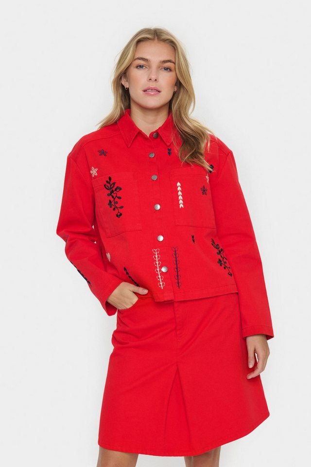 Saint Tropez Blusenjacke Jacke JeanSZ von Saint Tropez