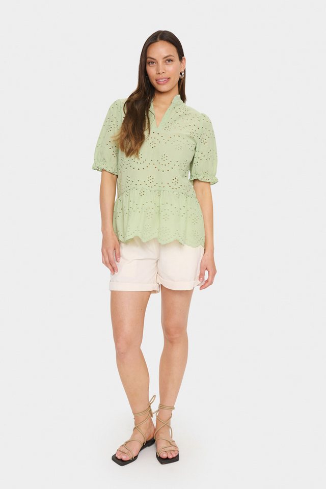 Saint Tropez Kurzarmbluse Kurzarm-Bluse GeleksaSZ von Saint Tropez