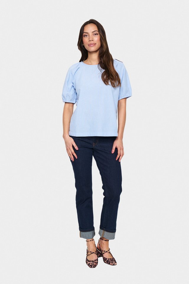 Saint Tropez Kurzarmbluse Kurzarm-Bluse JosefiaSZ von Saint Tropez