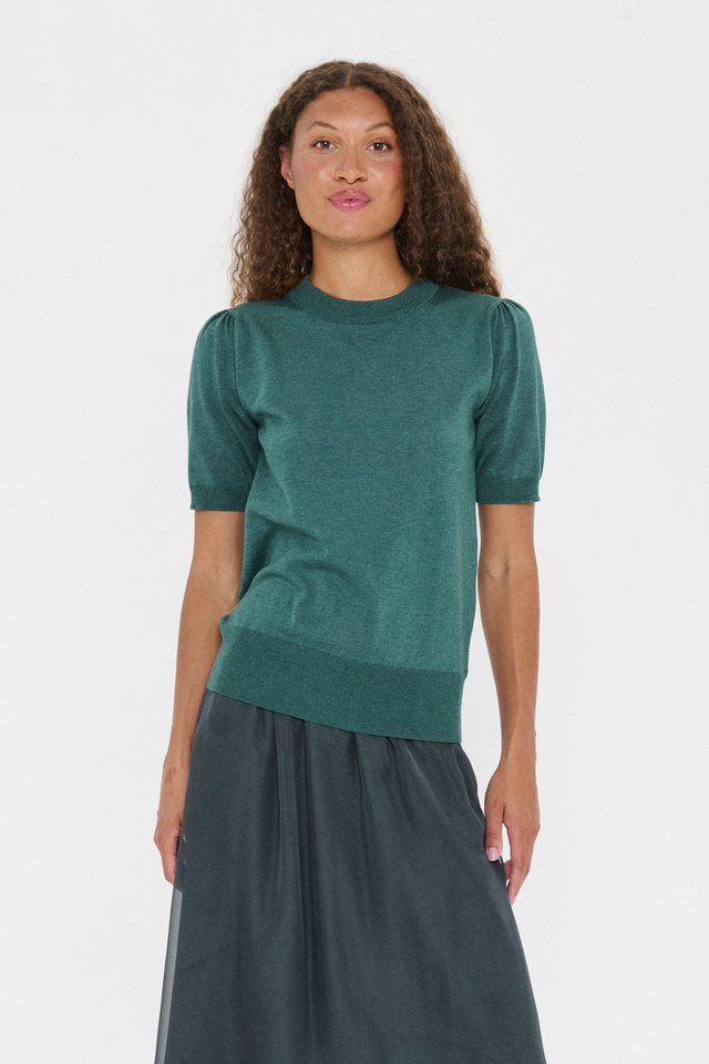 Saint Tropez Kurzarmpullover MilaSZ SS Viskose Feinstrick von Saint Tropez