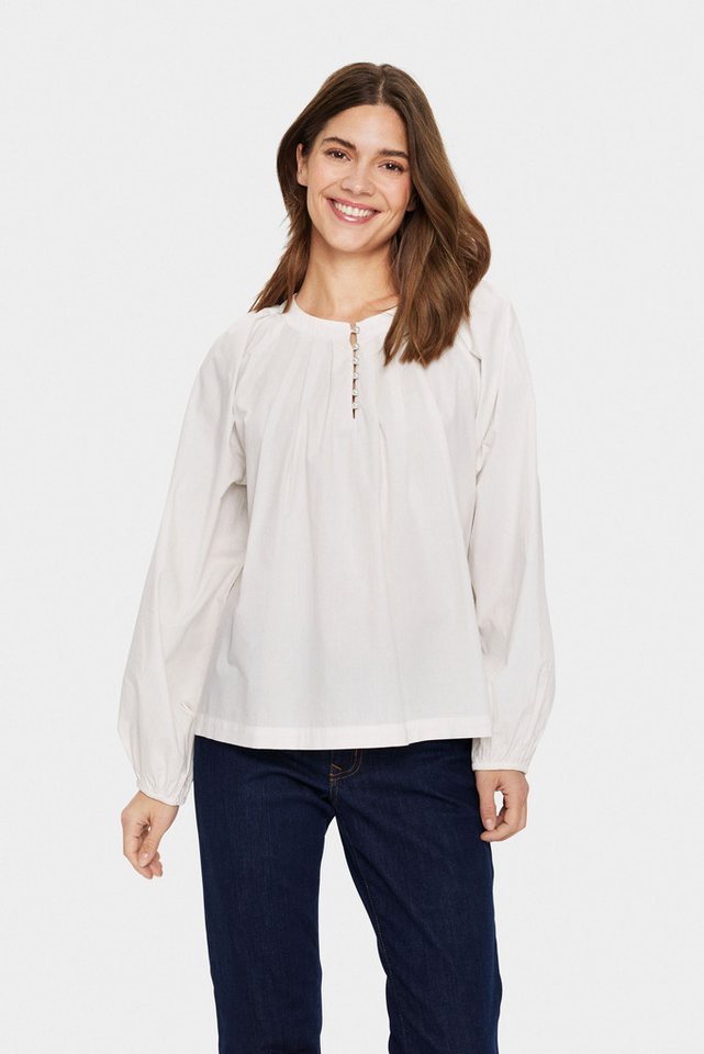 Saint Tropez Langarmbluse Langarm-Bluse IbelSZ von Saint Tropez