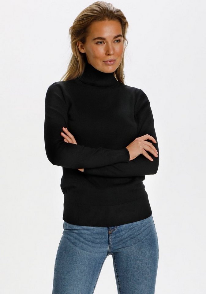Saint Tropez Rollkragenpullover J2046, MilaSZ Rollneck Feinstrick mit Viskose, Classic fit von Saint Tropez