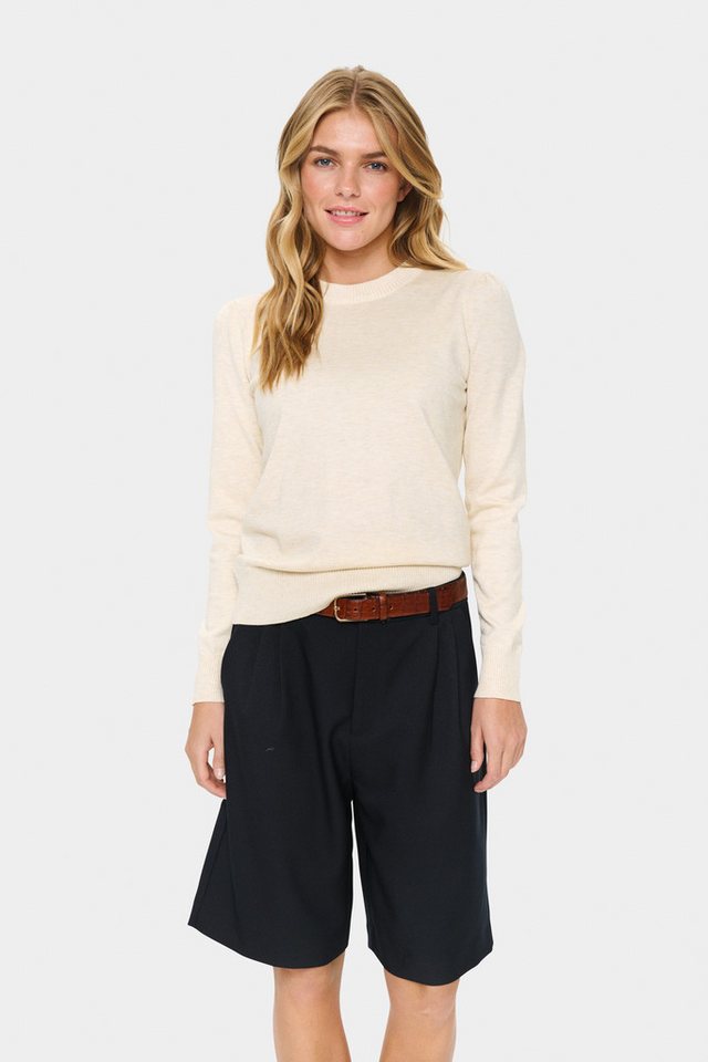 Saint Tropez Rundhalspullover MilaSZ von Saint Tropez