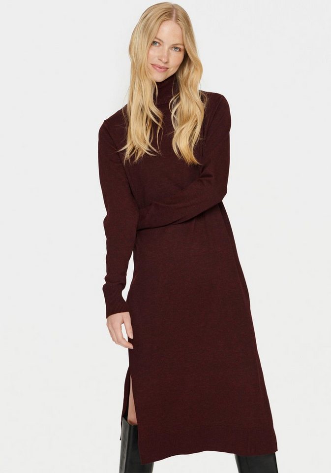 Saint Tropez Strickkleid MilaSZ Roll Neck Long Dress von Saint Tropez