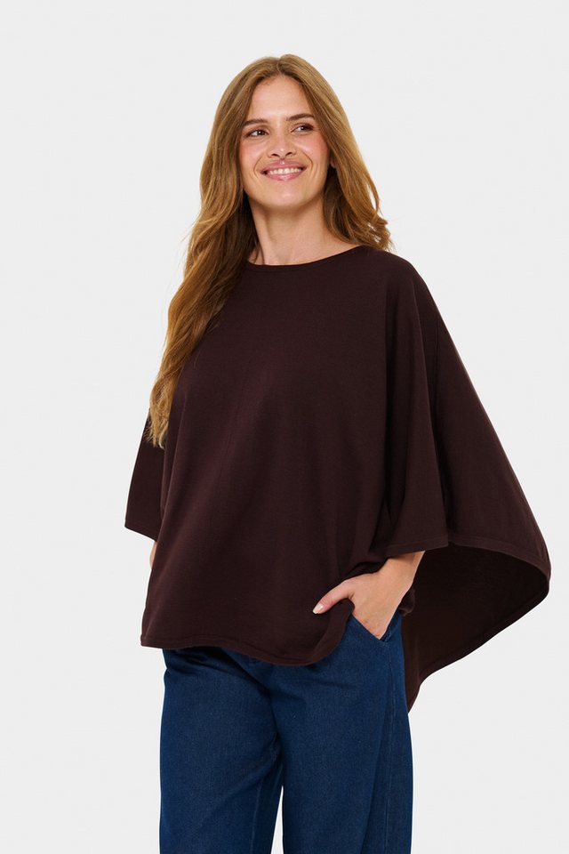 Saint Tropez Strickponcho BilliSZ Poncho Loose fit, Viskosemischung von Saint Tropez