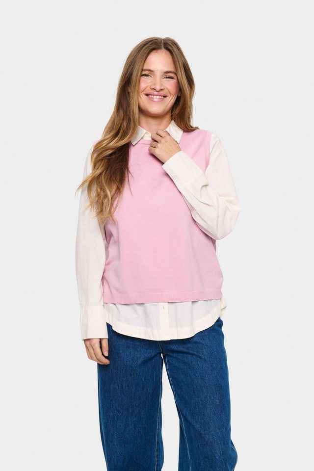 Saint Tropez Strickweste Strickweste MilaSZ von Saint Tropez