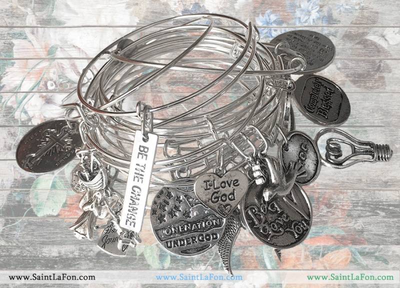 Christliche Geschenke, Glaube Armband, Christlicher Schmuck, Verstellbares Bettelarmband, Weihnachtsgeschenke, Geschenke Für Sie, Mama von SaintLaFon