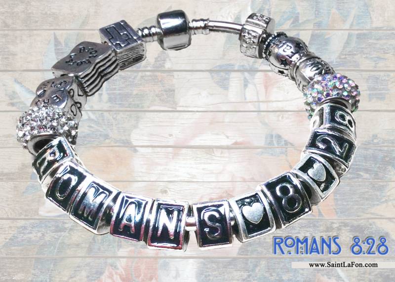 Römer 8, 28, Christlicher Schmuck, Bibelvers Schrift Armband, Alles Funktioniert Zusammen, Silber Bettelarmband, Weihnachtsgeschenk Römer 8, 28, Christlicher Schmuck, Bibelvers Schrift Armband, Alles Funktioniert Zusammen, Silber Bettelarmband, Weihnachtsgeschenk von SaintLaFon