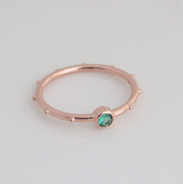 Rumino Smaragd Rosenkranz Ring, 14K, 18K Gold Geburtsstein Rosario Rumino Smaragd Rosenkranz Ring, 14K, 18K Gold Geburtsstein Rosario von SaintMichaelJewelry