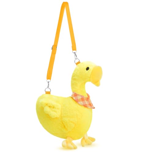 Saintrygo Huhn Hen Geldbörse Tasche Flauschige Schulter Handtasche Niedlich Lustiges Tier Geschenk für Weihnachten für Frauen, gelb Saintrygo Huhn Hen Geldbörse Tasche Flauschige Schulter Handtasche Niedlich Lustiges Tier Geschenk für Weihnachten für Frauen, gelb von Saintrygo