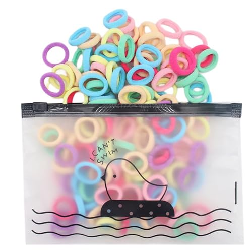 100pcs Haare Bobbles Für Mädchen Buntes Scrunchies Girl Scrunchies Kleine Scunchies Haarbänder Für Party Look von Saiyana