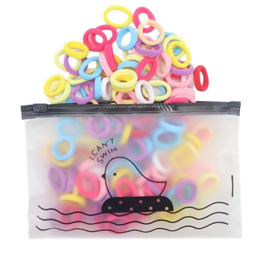 100pcs Haare Bobbles Für Mädchen Buntes Scrunchies Girl Scrunchies Kleine Scunchies Haarbänder Für Party Look von Saiyana