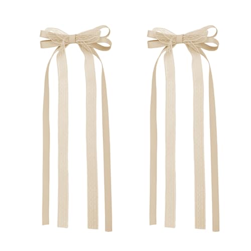 2pcs Haarbögen Spitzen Haare Mit Bowknot Haarnadel Mit Ribbon Party Kopfbedeckung Zeigen Ihr Look Für Frauen Mädchen Teen Kinder von Saiyana