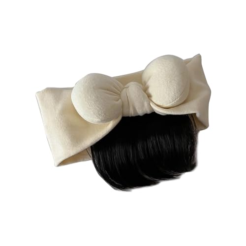 Baby Haarschmuck Kleinkinder Perücke Neugeborene Kopfbedeckung Prinzessin Perücke Stirnband Schöne Mädchen Schleife Kopfschmuck von Saiyana