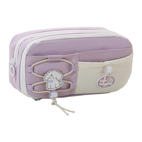 Big Kapazitäts Bleistift Tasche 8 Fächer Polyester Bleistift Hülle Reise Make Up Für Schulbüro Reisen Verwenden Sie Polyester Stift Für Büroangestellte von Saiyana