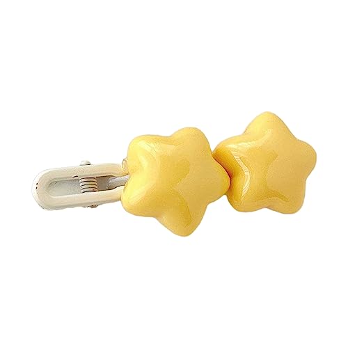 Candy Color Star Shape Duckbill Hair Clip Frühling Kopfbedeckung Für Frauen Mädchen Die Fotoeinkaufsreisen Anti Rutsch Machen von Saiyana