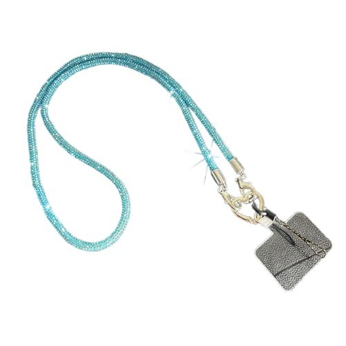 Elegante Strassstelne Telefon Hanging Cord Crossbody Handy Lanyard Anpassbare Länge Telefonkette Für Frauen Mädchen Gurt von Saiyana
