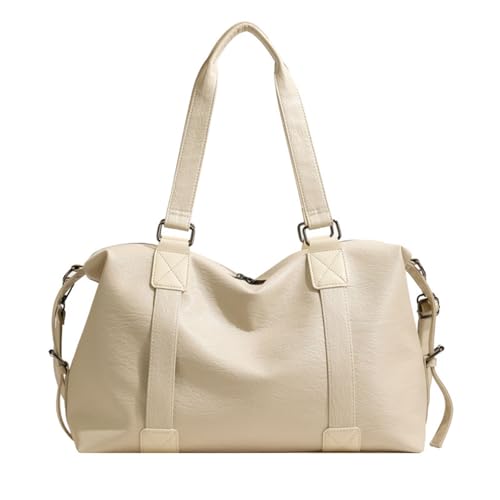 Frauen PU Leder Umhängetasche Große Kapazität Schulter Tasche Top Handtasche Lässig Messengers Tasche Reisetasche von Saiyana