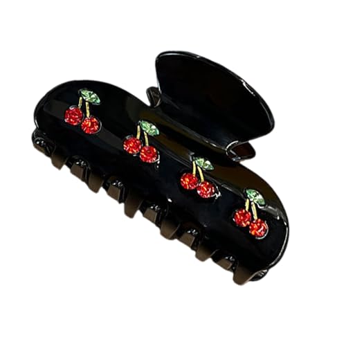Fruchtthema Kirschen Entwirft Haarclip Elegante Haarklemme Mit Lustigem Charme Nonslip Starker Grip Haarkiefer Für Verschiedene Anlässe von Saiyana