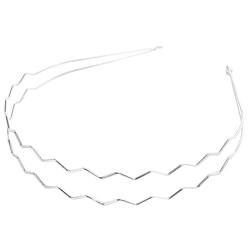 Glatter Metall-Stirnband-Rahmen für DIY-Tiaras-Basis, blanko, Haarband, Stirnbänder für die Braut, Basis für Hochzeit, Metall-Stirnbänder von Saiyana