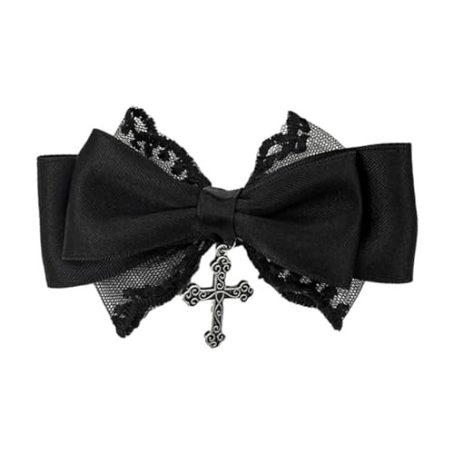 Gothic Spitze Haarspange Große Haarspange Flache Clips Haarspange Haarnadel Elegante Haarspange für Bündel Haarspangen für Frauen Haarschmuck von Saiyana