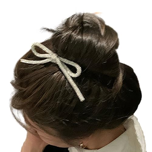 Haarnadeln mit Schleife, Hot Girls Harajuku Bowknot Haarspange Bankett Karneval Haarspange für Frauen Pferdeschwanz Haarspange Haarnadeln für Frauen Haarschmuck Festival Haarnadeln für tägliche von Saiyana