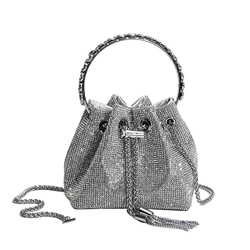 Handtasche Umhängetasche Diamanten Quaste Abendtasche Schultertasche Mit Ringgriff Für Versammlungen Straßenschießen von Saiyana