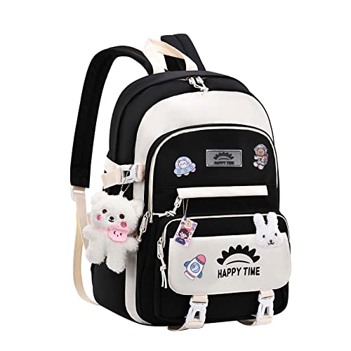 Kinder Schulrucksack Für Mädchen Laptop Rucksack Grundschultaschen Büchertaschen Mit Anstecknadeln Und Anhänger Für Teenager Kinder Schulrucksack Für Mädchen Laptop Rucksack Grundschultaschen Büchertaschen Mit Anstecknadeln Und Anhänger Für Teenager von Saiyana