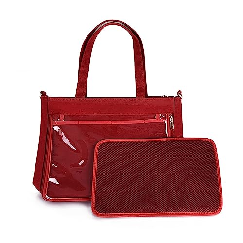 Klare Damen Umhängetasche Geldbörse Mädchen Schule Umhängetasche Damen Schultertasche Süße Ita Tasche JK Handtasche Anime Schulranzen von Saiyana