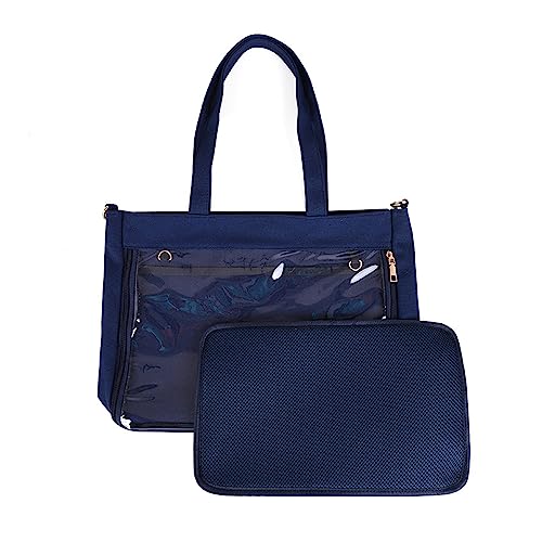 Klare Damen Umhängetasche Geldbörse Mädchen Schule Umhängetasche Damen Schultertasche Süße Ita Tasche JK Handtasche Anime Schulranzen von Saiyana