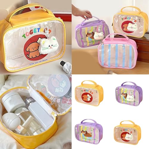 Klare Kosmetische Beutel wasserdichte Kosmetische Beutel Transparent Make Up Beutel Reisen Toilettenbeutel Mit Für Frauen Mädchen von Saiyana