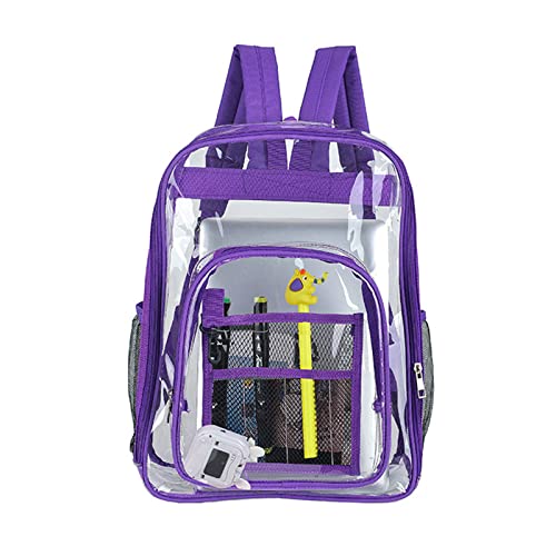 Lässige Reisetasche Laptop Rucksack Transparent Für Schule College Große Büchertaschen Für Mädchen Und Jungen Spritzwassergeschützt von Saiyana