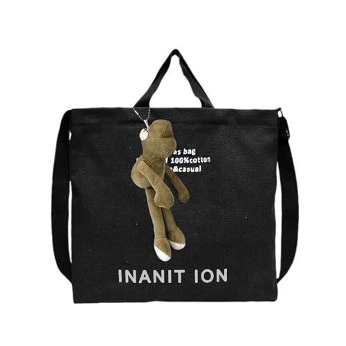 Modische Umhängetasche Aus Zartem Canvas Mit Oben Umhängetaschen Reisetasche Lässige Handtasche Für Damen Und Herren von Saiyana