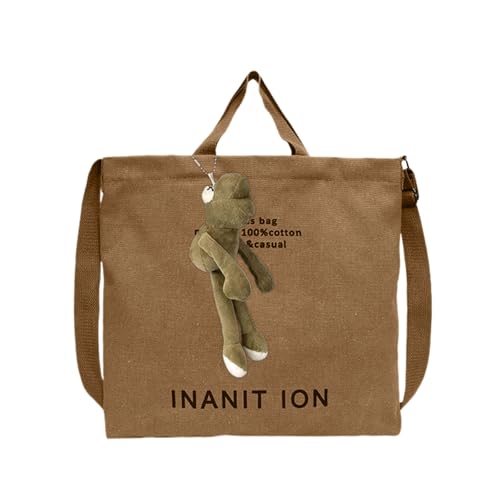 Modische Umhängetasche Aus Zartem Canvas Mit Oben Umhängetaschen Reisetasche Lässige Handtasche Für Damen Und Herren von Saiyana