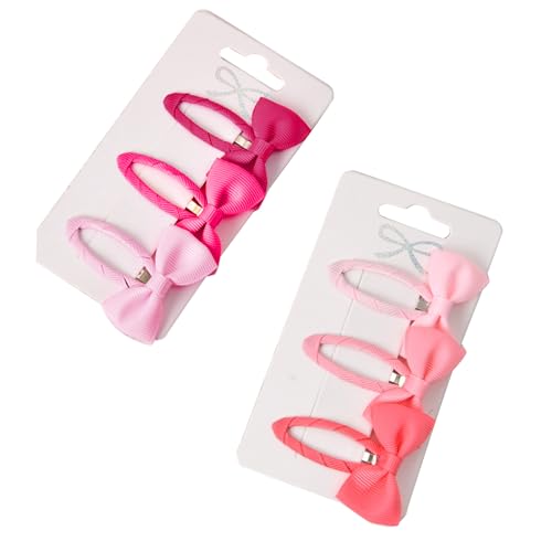 Packung Mit 6 Stück Bonbonfarbenen Mädchen Schleifen Haarspangen Modische Haarnadeln Stoff Haarschmuck Bang Clip Packung Mit 6 Stück Bonbonfarbenen Mädchen Schleifen Haarspangen Modische Haarnadeln Stoff Haarschmuck Bang Clip von Saiyana