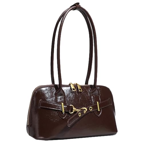 Retro Inspirierte Frauen Tägliche Verwendung Von Umhängetaschen PU Leder Achselhülle Casual Satchel Unterarmtaschen Für Cocktailparty PU Handtasche von Saiyana