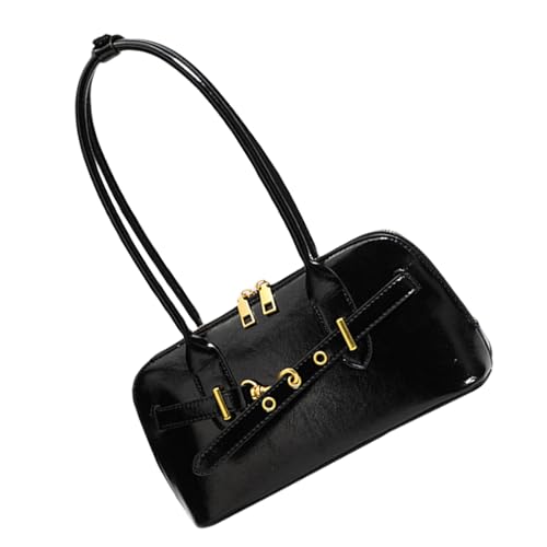 Retro Inspirierte Frauen Tägliche Verwendung Von Umhängetaschen PU Leder Achselhülle Casual Satchel Unterarmtaschen Für Cocktailparty PU Handtasche von Saiyana