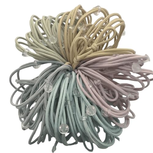 Saiyana 50pcs austauschbare Haarbindungen mit abnehmbaren Charme Patches für Haarzubehör kreatives Design(Macaron Farbe gemischt) von Saiyana