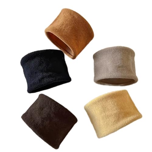 Saiyana 5pcs Weit nahtloser hoher Pferdeschwanzhaarbindungen elastische Haarbänder für Frauen Slip -Resistant Training Sport Hai(Kaffee) von Saiyana