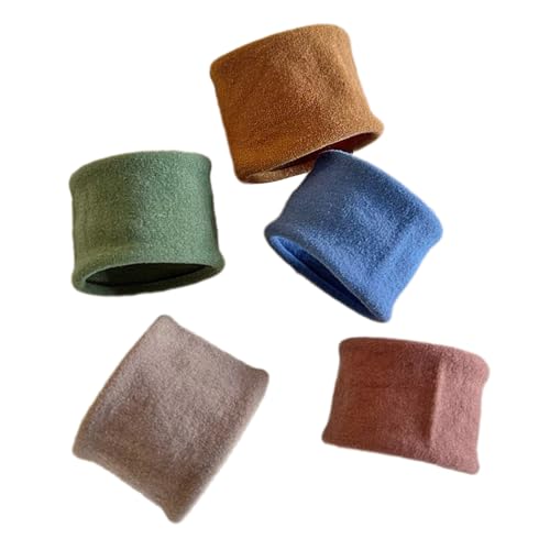 Saiyana 5pcs Weit nahtloser hoher Pferdeschwanzhaarbindungen elastische Haarbänder für Frauen Slip -Resistant Training Sport Hai(Morandi-Farbe) von Saiyana