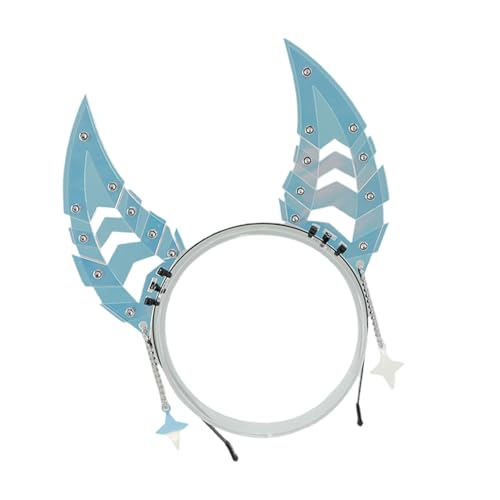 Saiyana Anime Teufel Ohr Stirnband für Cosplay Party Beliebte Motorradfahrer Hairhoop Rollenspiele Requisiten Hairdband Kostüm Z von Saiyana