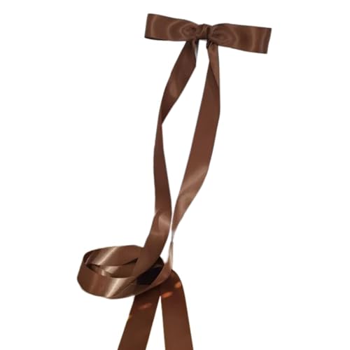 Saiyana Band Bowtie Haar Clip Mädchen Haar Styling Werkzeug Antislip Frauen Haar Ornament Haarspangen Haar Bögen Pferdeschwanz C(Kaffee) von Saiyana