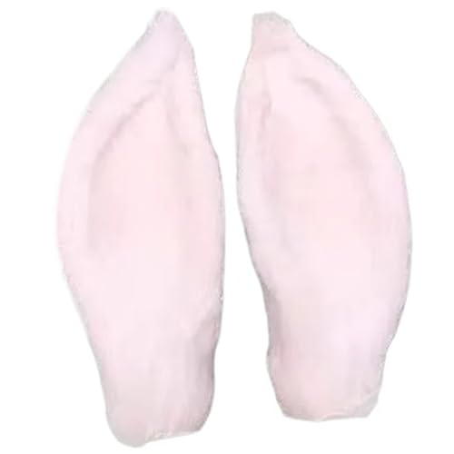 Saiyana Basteln von Hairhoop-Dekoration, Plüsch-Hirschohren-Stirnband, Herstellungsmaterialien, Haarband-Kits, Kopfbedeckungszub(Echtes weißes Leder) von Saiyana