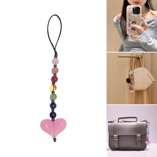 Saiyana Buntes Herz Bead Schlüsselbund Multifauntal Telefon Anhängerbeutel Charme Farbiger Telefongurt Geeignet Für Reisen Und Partys Bag Charme Schlüsselring Saiyana Buntes Herz Bead Schlüsselbund Multifauntal Telefon Anhängerbeutel Charme Farbiger Telefongurt Geeignet Für Reisen Und Partys Bag Charme Schlüsselring von Saiyana