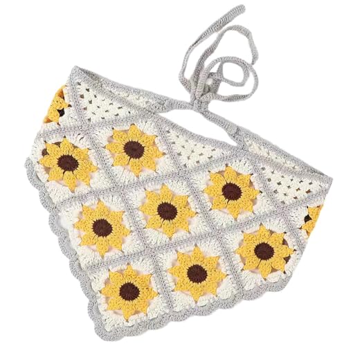 Saiyana Elegantes Blumen-Kopftuch-Stirnband, ethnischer Spitzenbesatz, Haartuch, Bandanas, Kopfbedeckung, Turban-Haarband, Damen(Abschnitt 3) von Saiyana