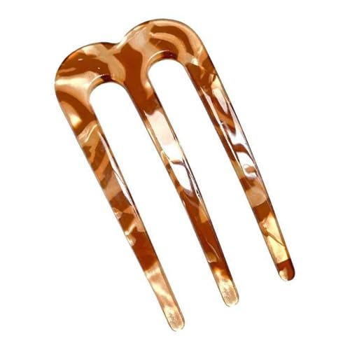 Saiyana Elegantes Haarstock Drei Zinken Filigree Buyao für Frauen Mädchen Buyao für traditionelle Kopfbedeckungen Haarschmuck(Kaffee) von Saiyana