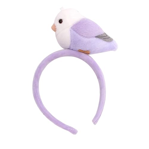Saiyana Entzückende Vogelstadbänder Cosplay Puppen Kopfbedeckung Haarbänder Kopfbedeckung Make -up Waschen von Gesicht Haarbände(Lila Haarband Purp) von Saiyana