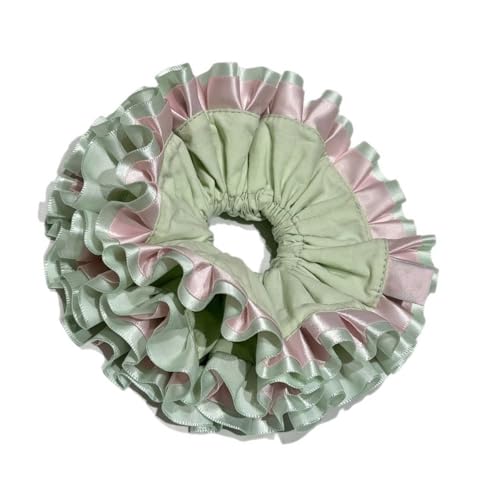 Saiyana Fashion Hair Scrunchie mit plissierten Designs weiches Haar Binde Haarzubehör für Frauen Girls Casual Party Frisuren von Saiyana