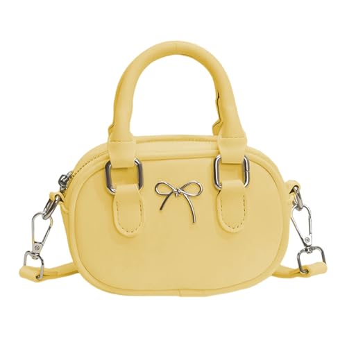 Saiyana Frauen Umhängetasche Pendeln Schöne Bögen Bowling Koreanische Stile Messenger Kleine Crossbody Trendy Handtasche Frauen Schulter Kleines Bowling Schöne Bögen Crossbody Für Jeden Tag von Saiyana